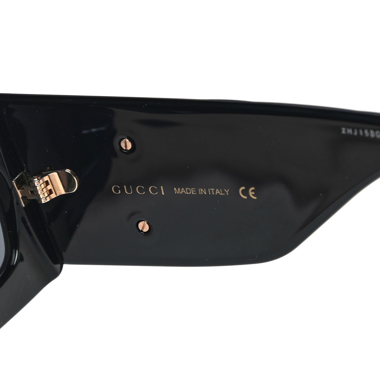 Gucci Acetate Rectangular Sunglasses GG0811S Black 5 of 7