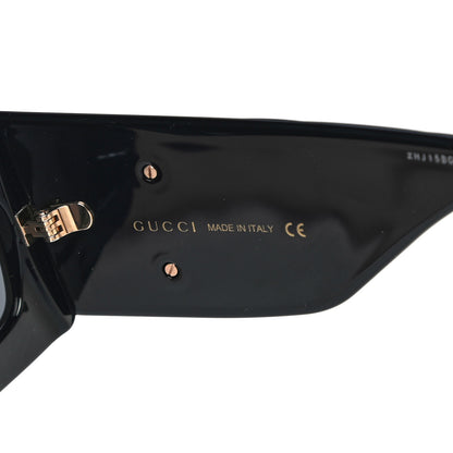 Gucci Acetate Rectangular Sunglasses GG0811S Black 5 of 7