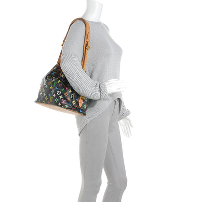 Louis Vuitton Monogram Multicolor Petit Noe Black 2 of 7