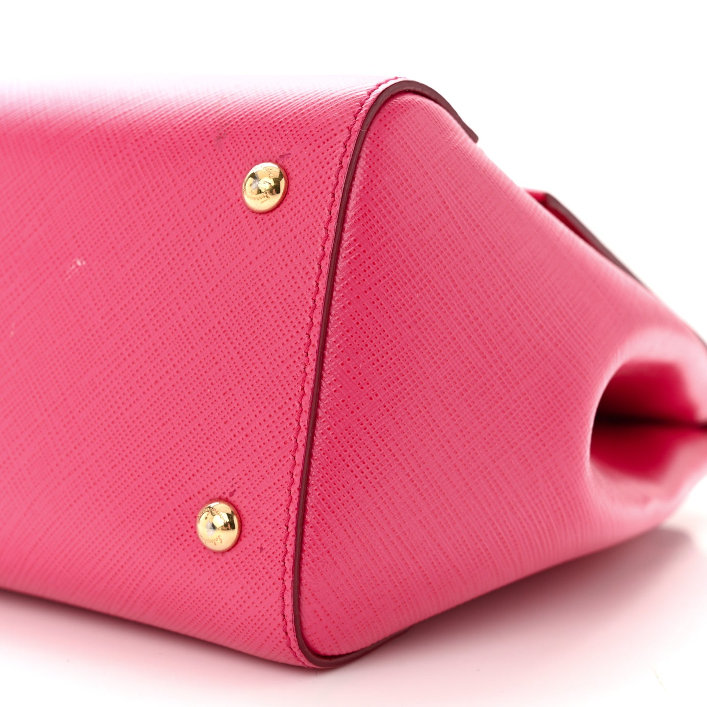 Saffiano Carrie Shoulder Bag Pink