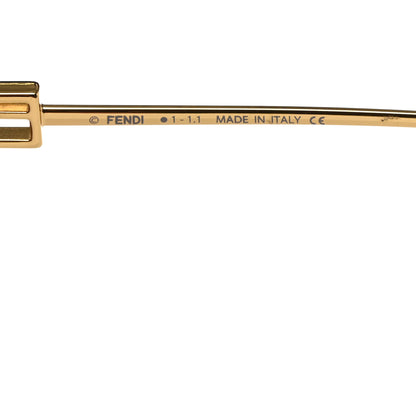 Fendi Metal Fendi Forever Sunglasses FE40013U Pink Gold 6 of 8