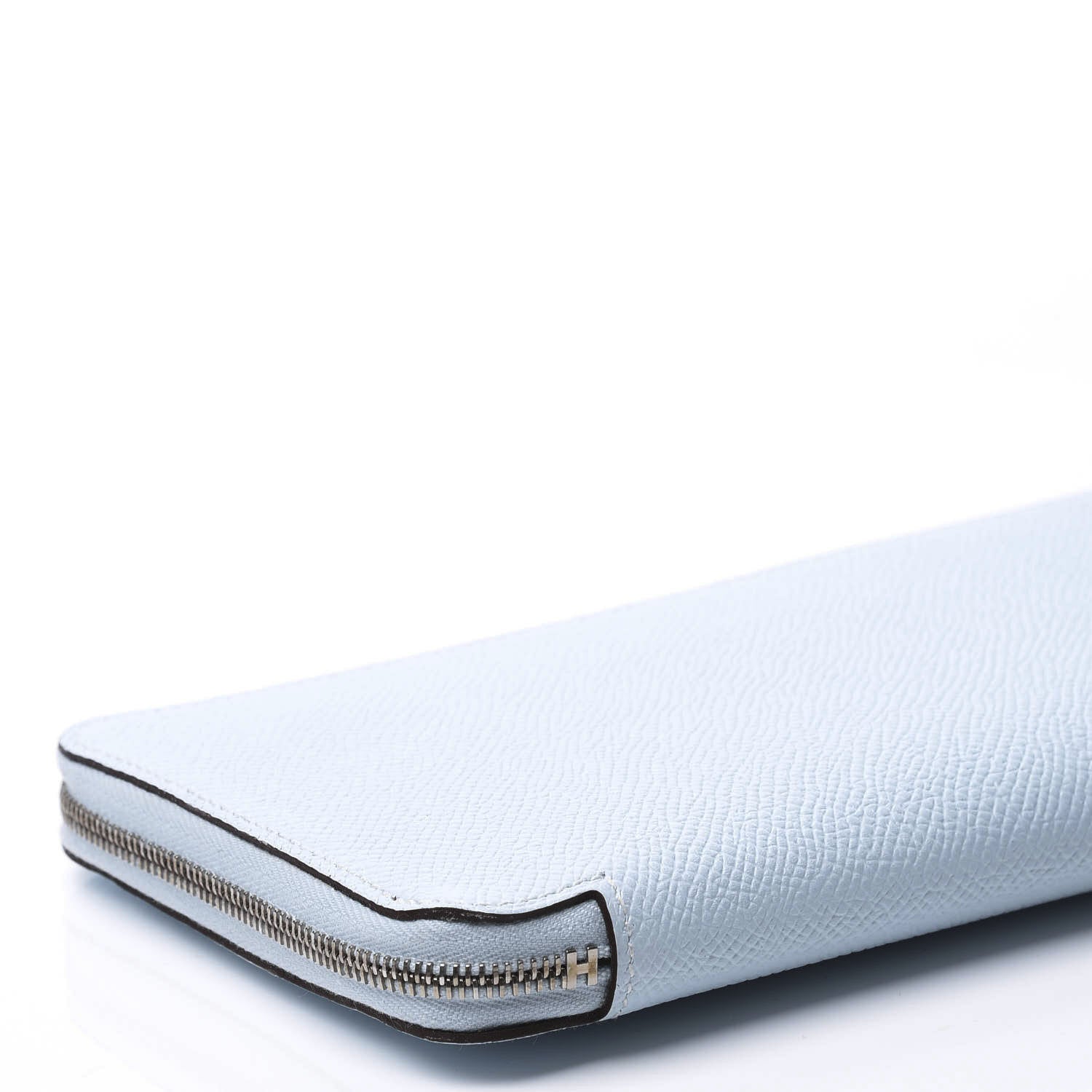 Hermes Epsom Silk'In Wallet Bleu Brume 4 of 9