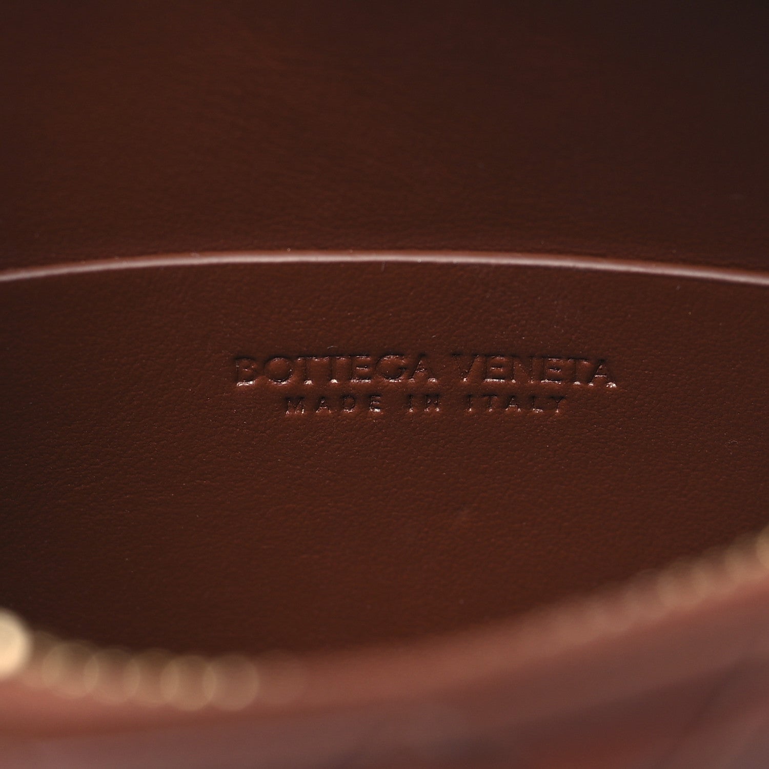 Bottega Veneta Nappa Intrecciato Concert Pouch Sapele 1766584
