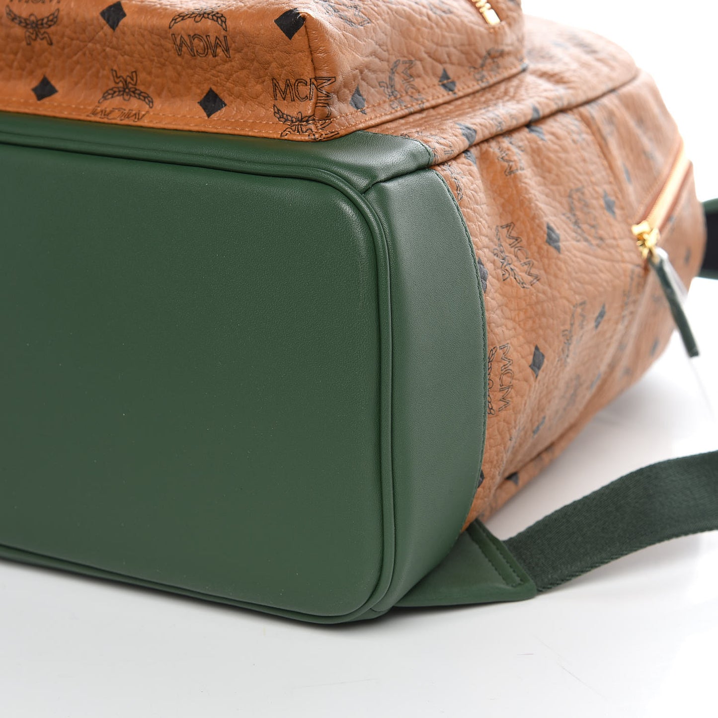 Visetos Medium Stark Backpack Cognac Safari Green