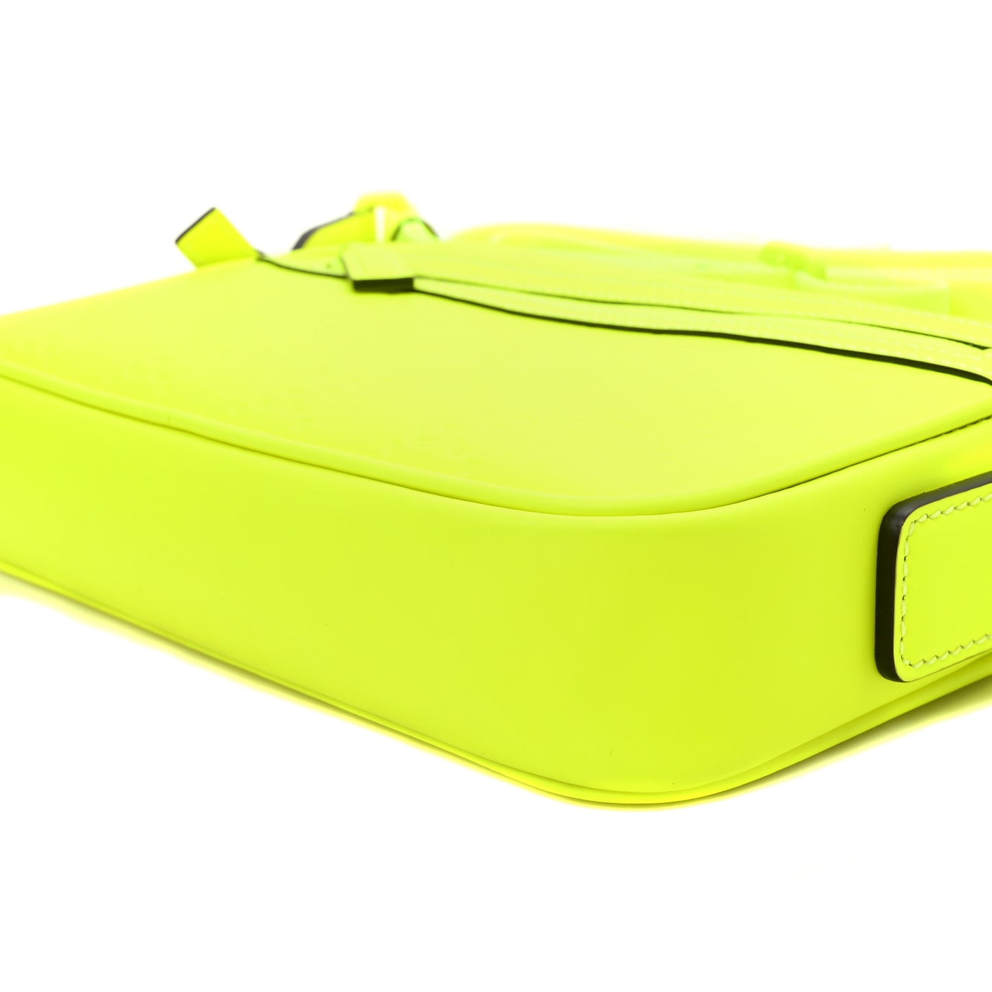 Rubber Effect Monogram GG Crossbody Bag Fluorescent Yellow