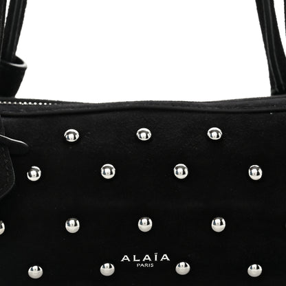 Alaia Nubuck Studded Small Le Teckel Bag  Black 6 of 8