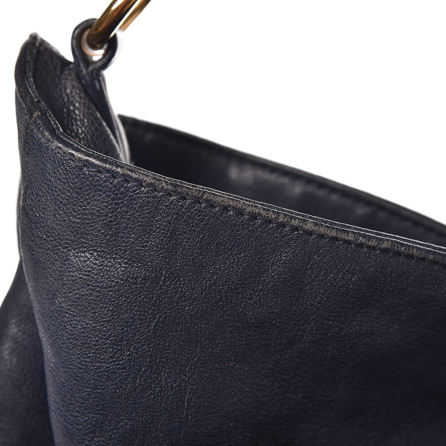 Goatskin Large Roady Hobo Navy