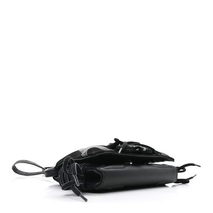 Balenciaga Faux Calfskin Fabric Sneakerhead Phone Crossbody Bag Black 4 of 9