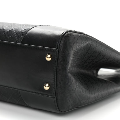 Gucci Calfskin Bright Diamante Medium Top Handle Bag Black 13 of 16