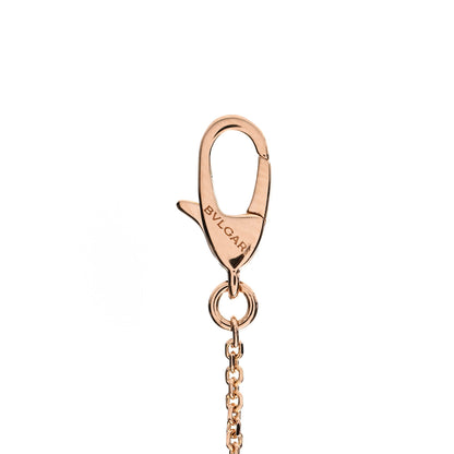 Bulgari 18K Rose Gold Diamond Divas' Dream Openwork Pave Pendant Necklace 4 of 7