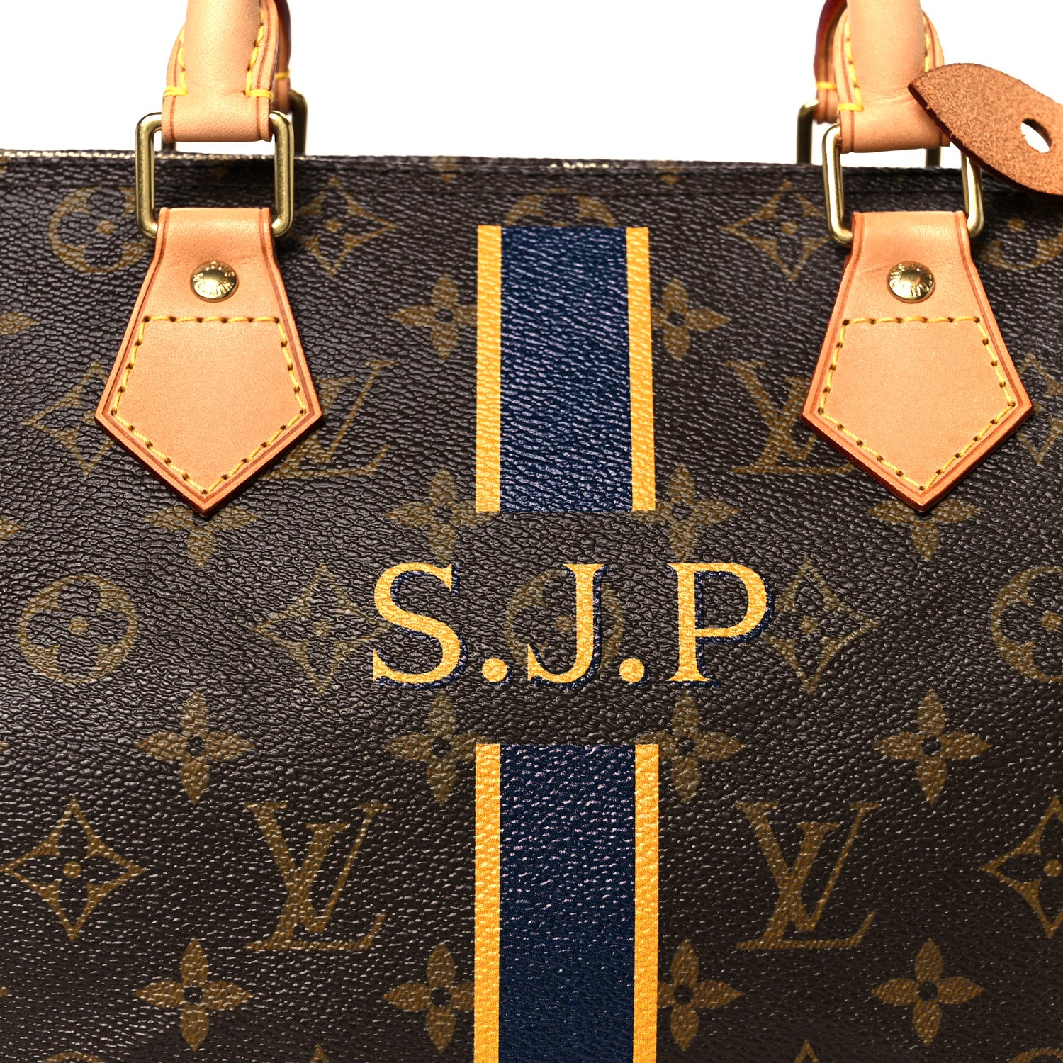 Louis Vuitton Monogram My LV Heritage Speedy 30 Blue Marine Yellow