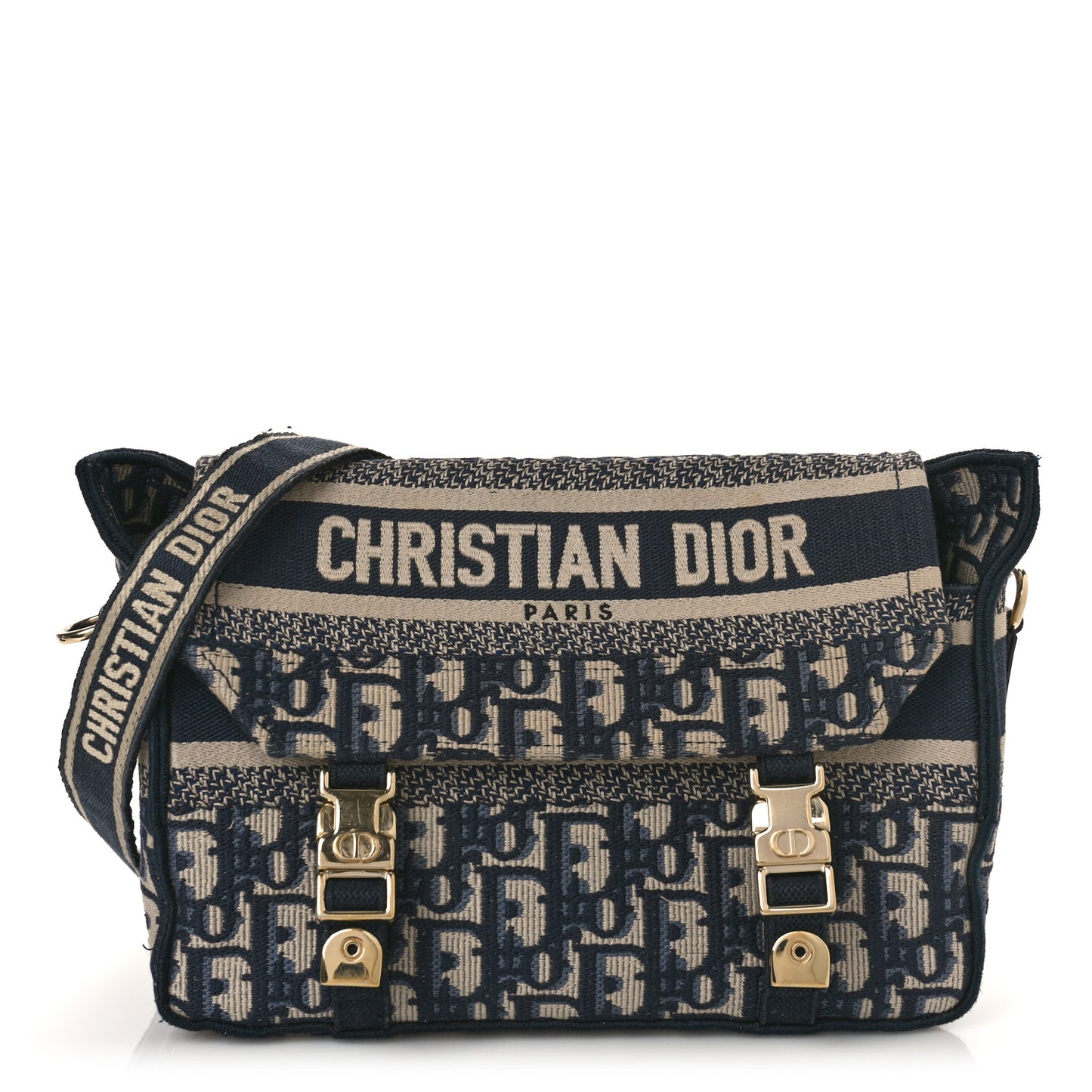 Oblique Small Diorcamp Messenger Blue