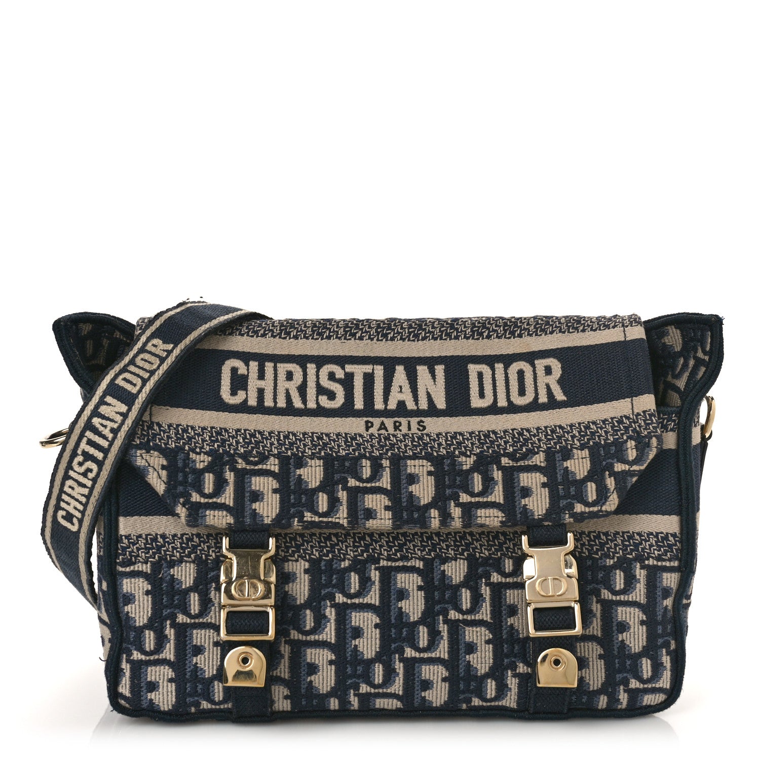 Christian Dior Oblique Small Diorcamp Messenger Blue 1 of 9