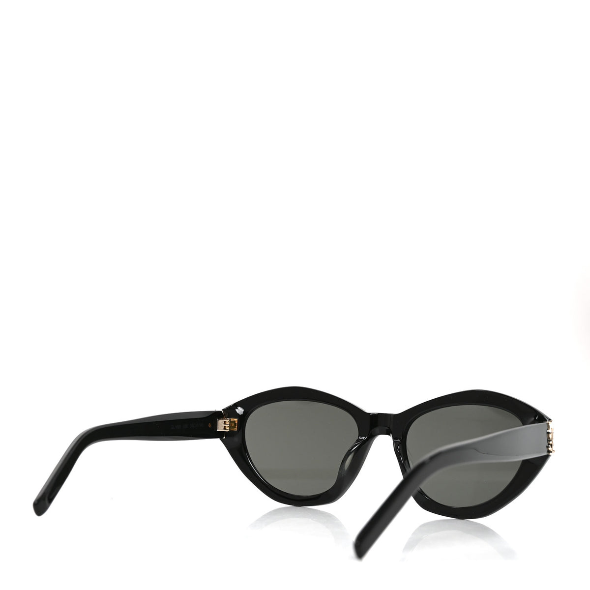 Acetate Cat Eye SL M60 Sunglasses Black