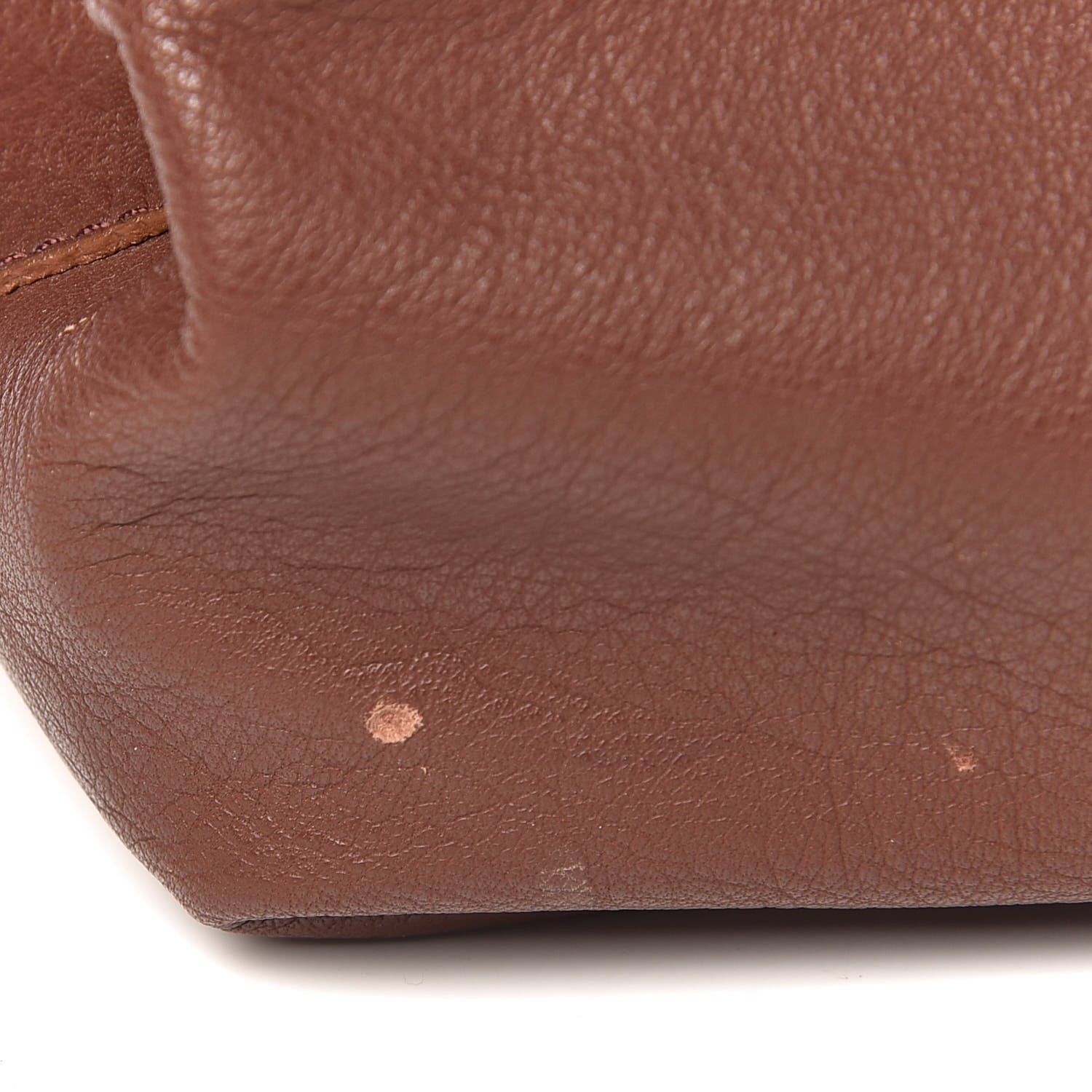 Balenciaga Calfskin Papier Flap Tote Castagna 16 of 20