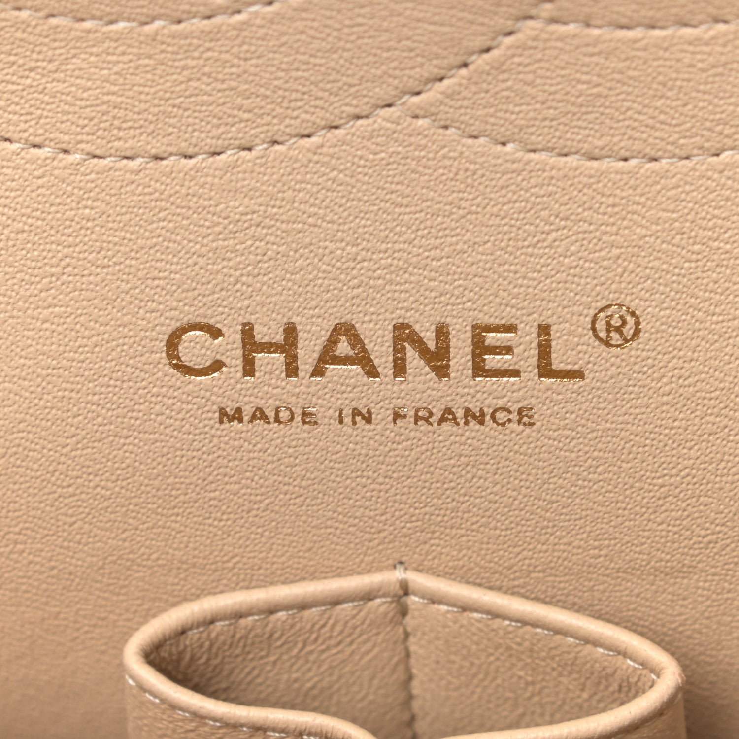 Chanel Lambskin Quilted Jumbo Double Flap Beige Clair 6 of 16