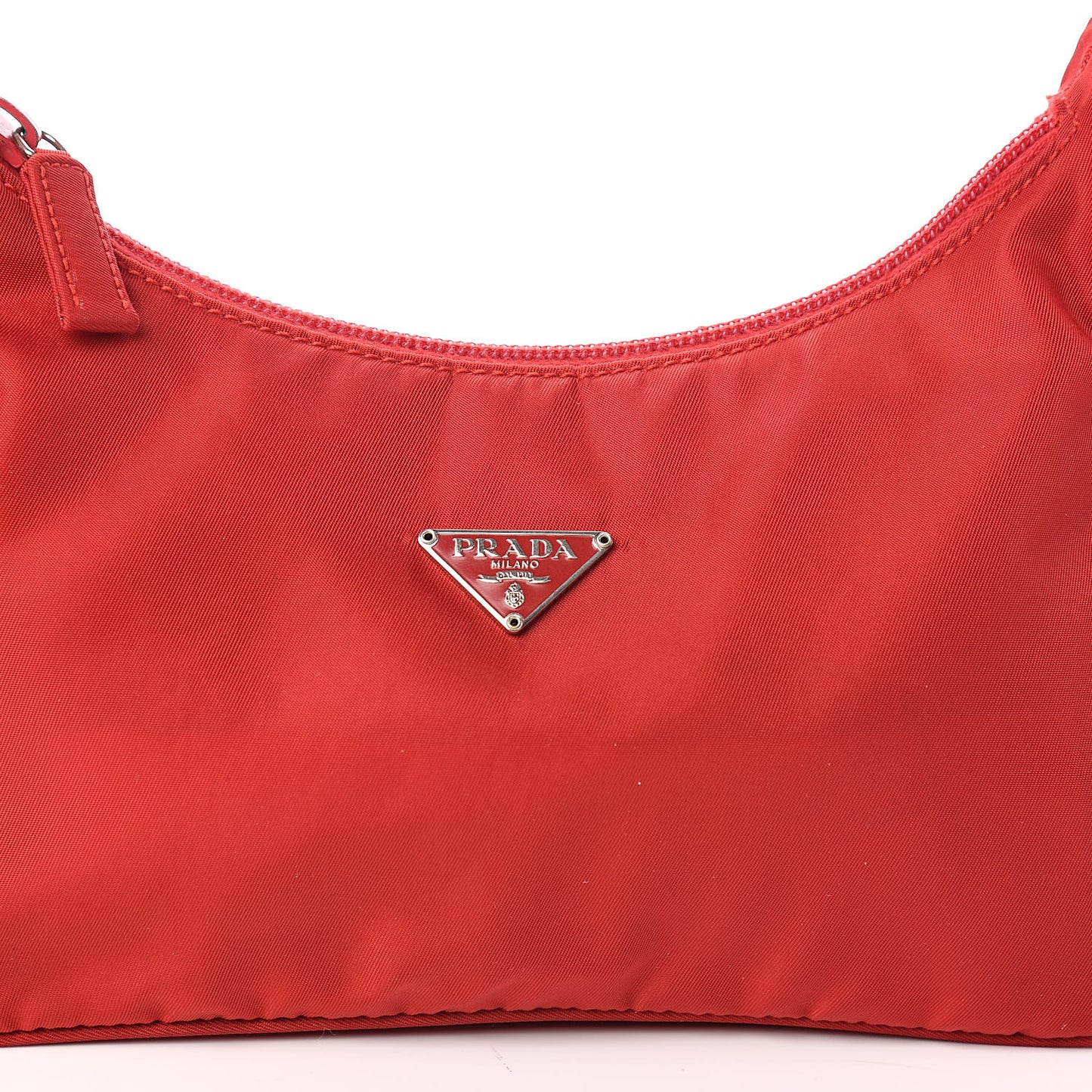 Tessuto Nylon Sport Shoulder Bag Rosso