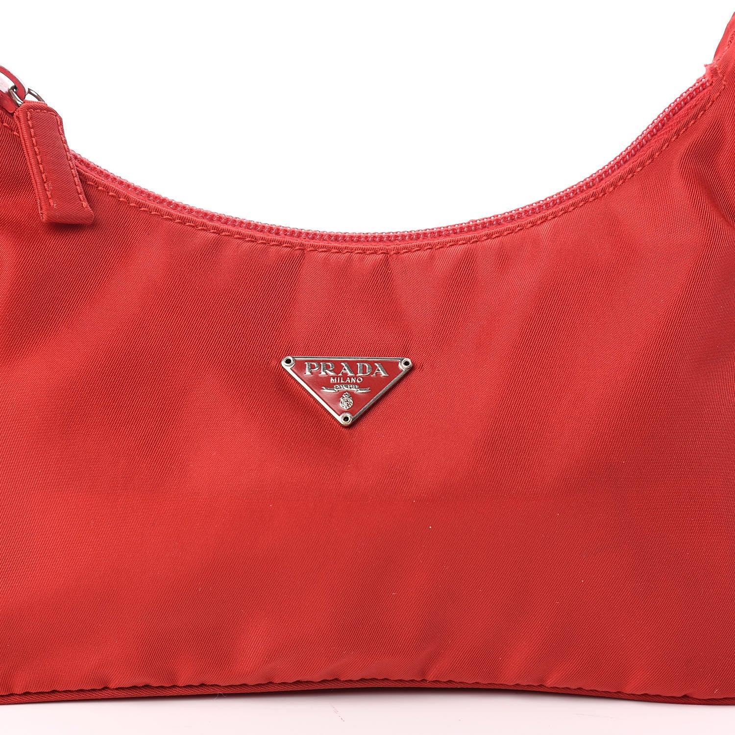 Prada Tessuto Nylon Sport Shoulder Bag Rosso 10 of 10