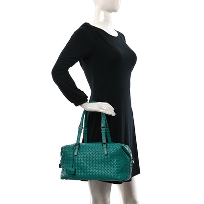 Bottega Veneta Nappa Intrecciato Boston Lagoon 2 of 10