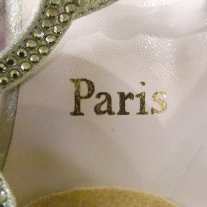 Christian Louboutin Crepe Crystal Troisronds Sandals 39.5 Gold 8 of 8