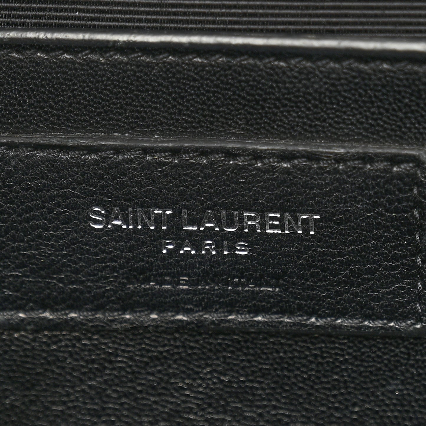 Grain De Poudre Medium Classic Monogram Kate Satchel Black