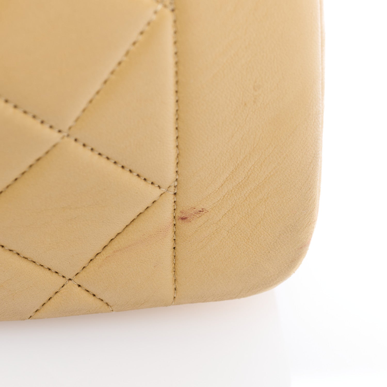 Chanel Lambskin Quilted Small Single Flap Beige 9 of 11