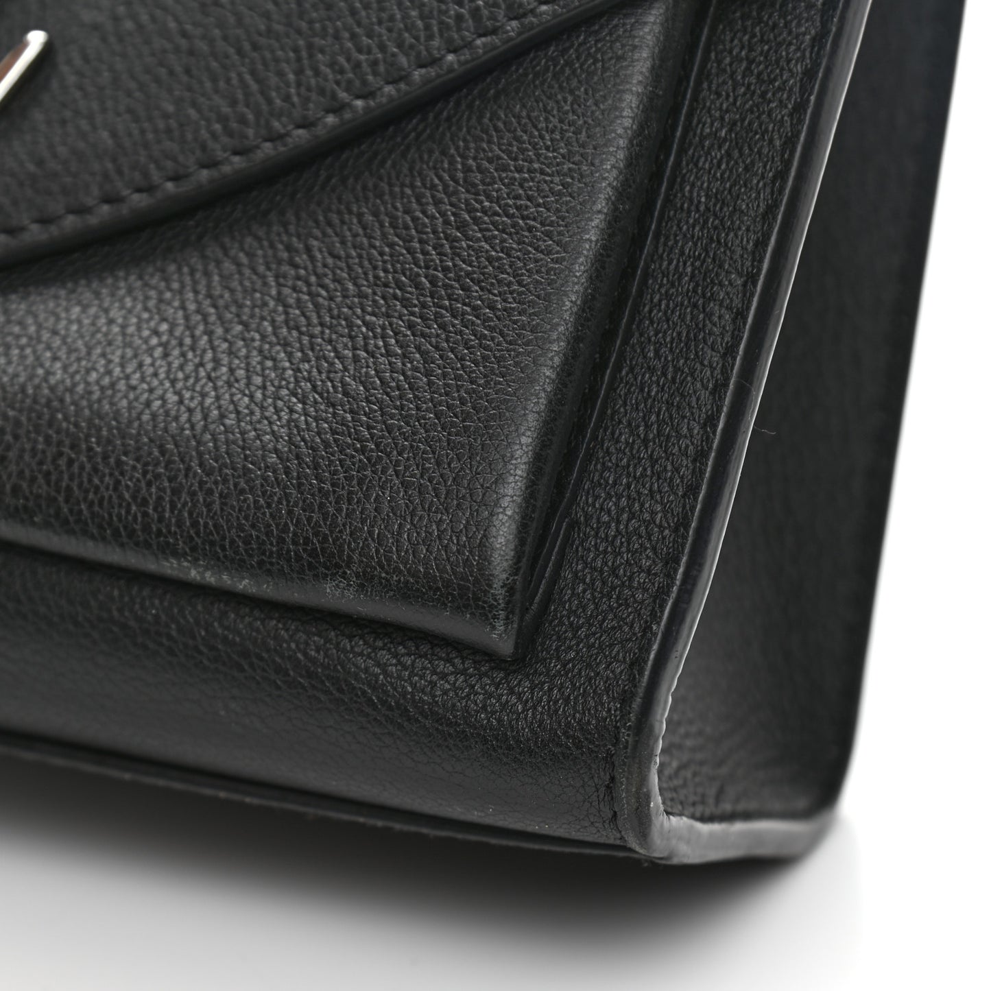 Soft Calfskin Mylockme Chain Bag BB Black