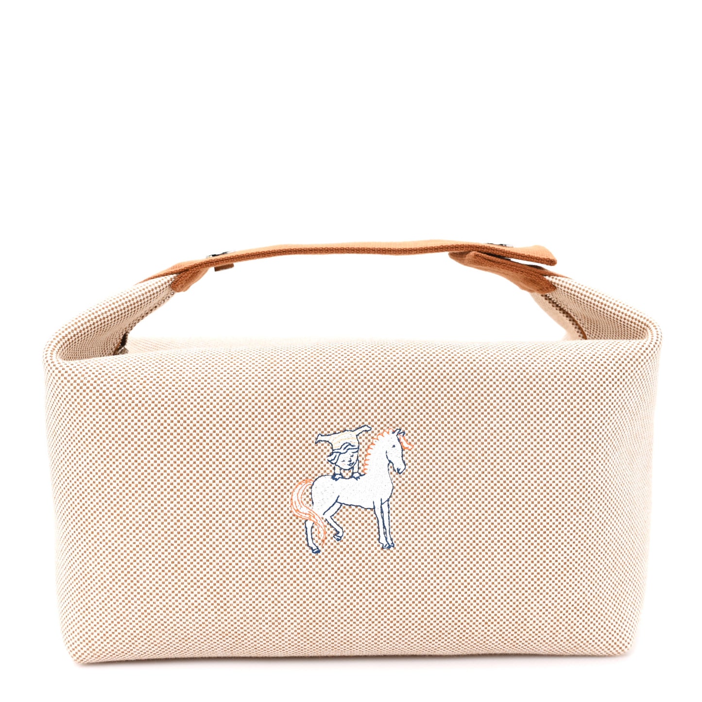 Canvas Large Bride-A-Brac Cabriole Case Biscuit