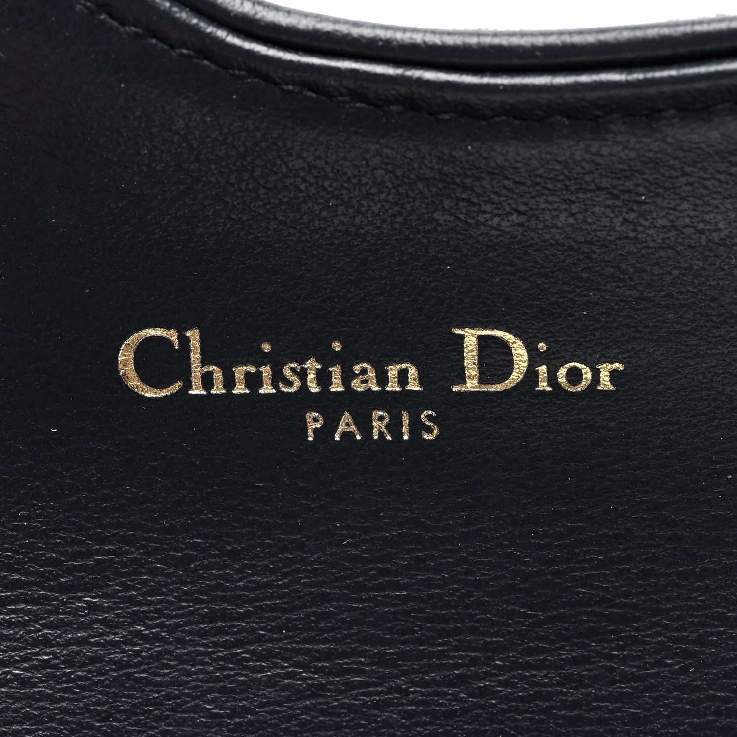 Christian Dior Denim Oblique Saddle Card Holder Blue 6 of 6
