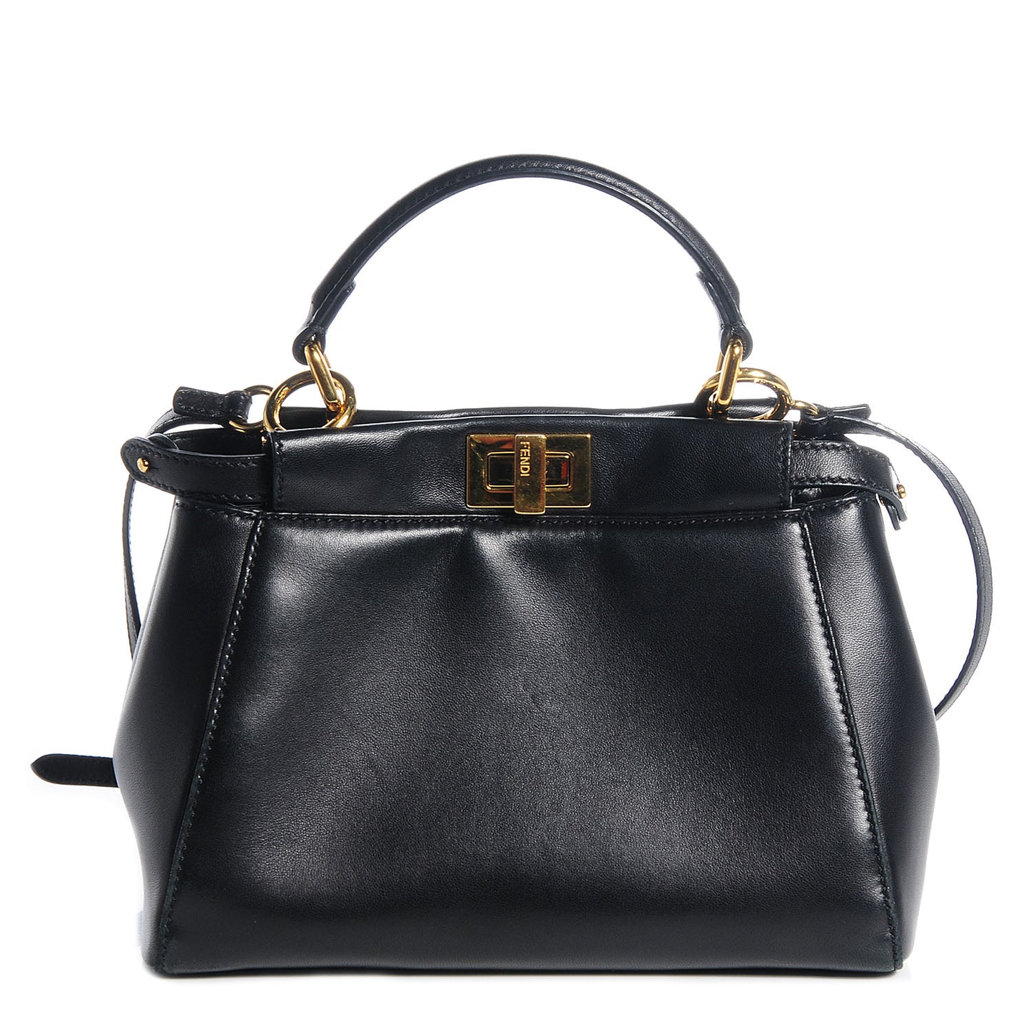 Nappa Mini Peekaboo Iconic Satchel Black
