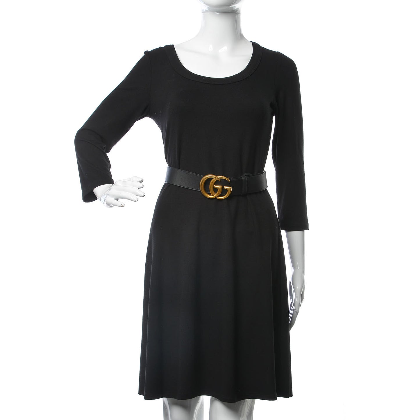 Calfskin Double G 40mm Belt 85 34 Black