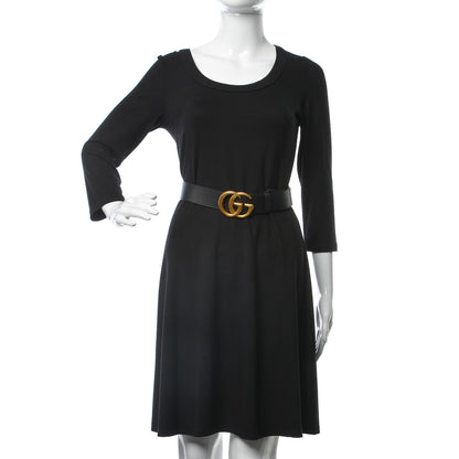 Gucci Calfskin Double G 40mm Belt 85 34 Black 2 of 6