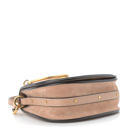 Chloe Calfskin Suede Small Nile Bracelet Bag Biscotti Beige 4 of 12