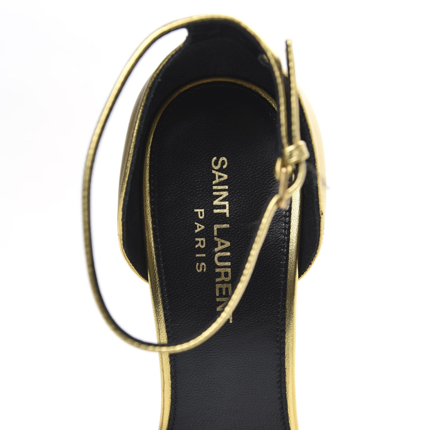 Calfskin Opyum Sandals 38.5 Oro