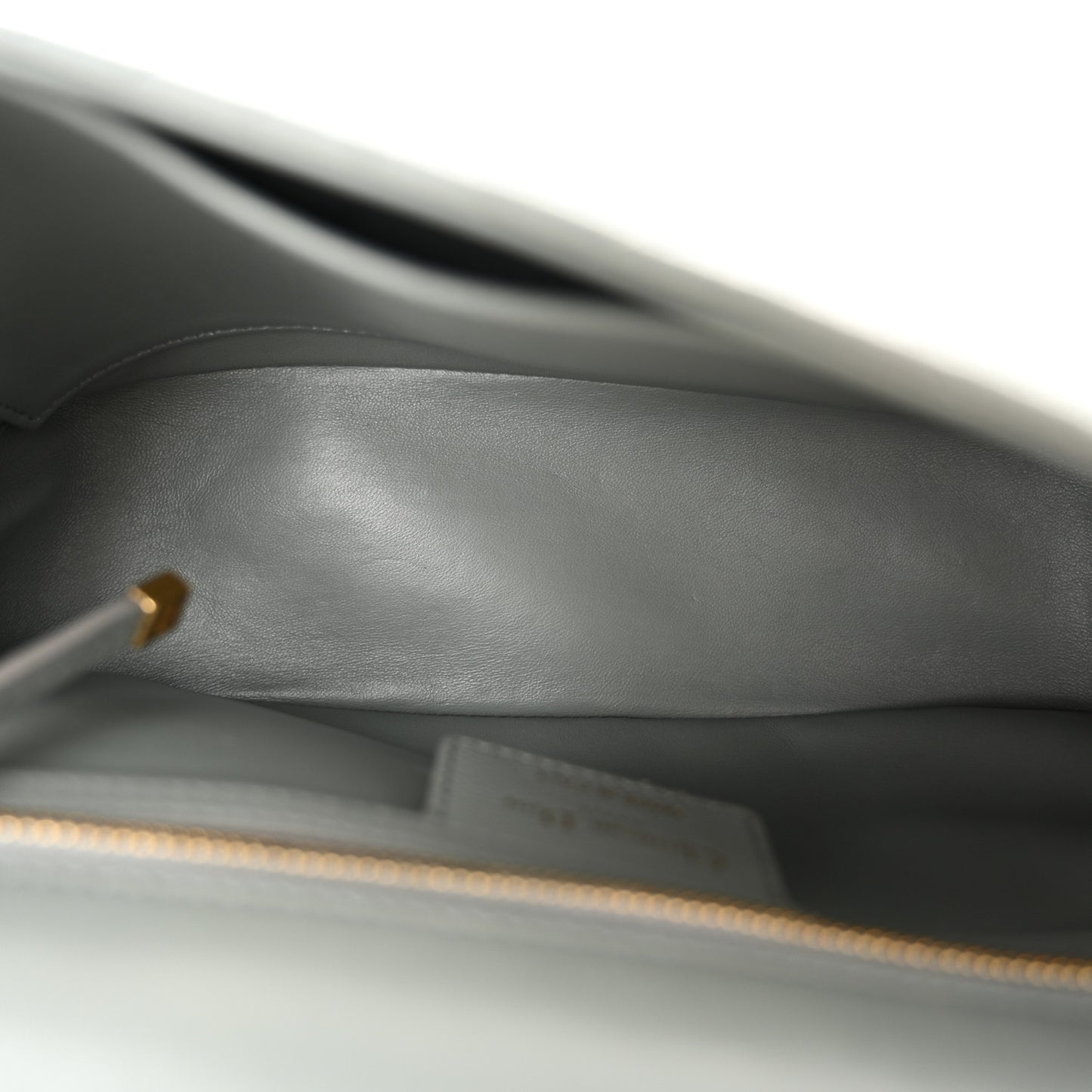 Calfskin Cannage Medium Caro Bag Ethereal Grey
