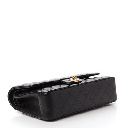 Chanel Lambskin Quilted Medium Double Flap Black 4 of 11