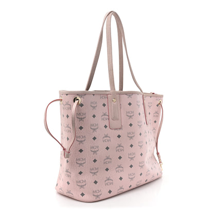 MCM Visetos Large Liz Reversible Shopper Tote Pink 4 of 21