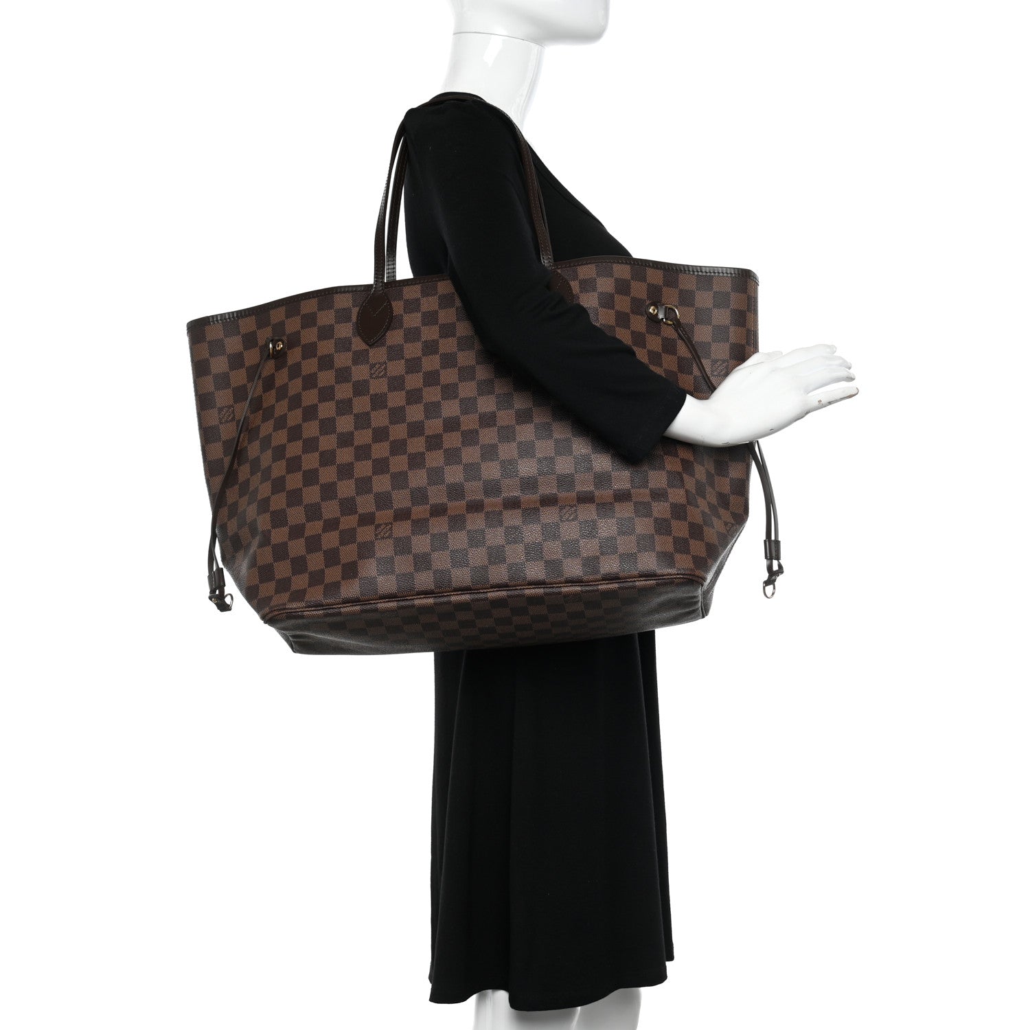 Louis Vuitton Damier Ebene Neverfull GM 2 of 10
