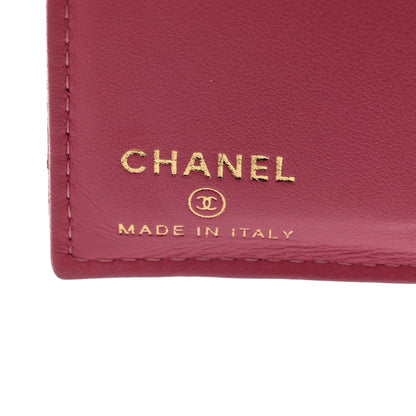Chanel Caviar Quilted Card Holder Wallet Pink 6 of 12