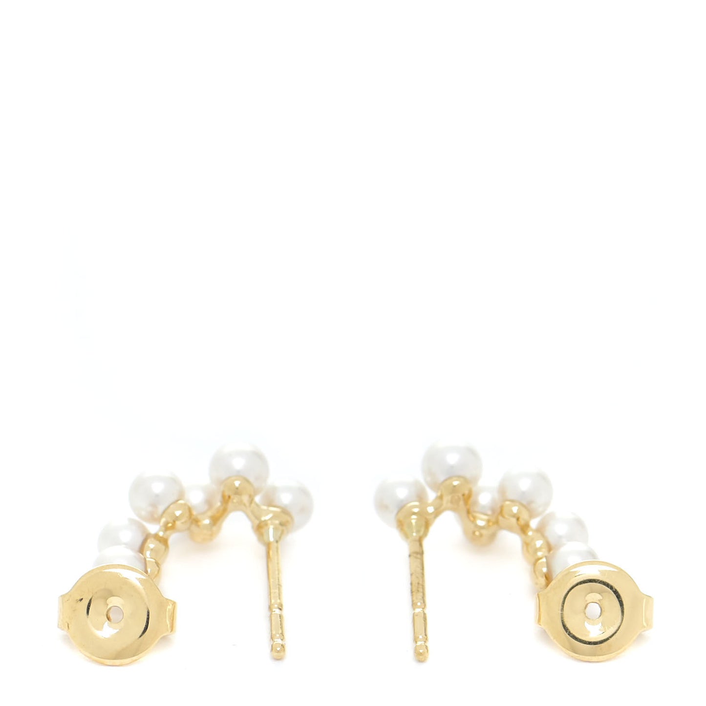 18K Yellow Gold Akoya Pearl 4.2-3.2mm Bubbles Earrings