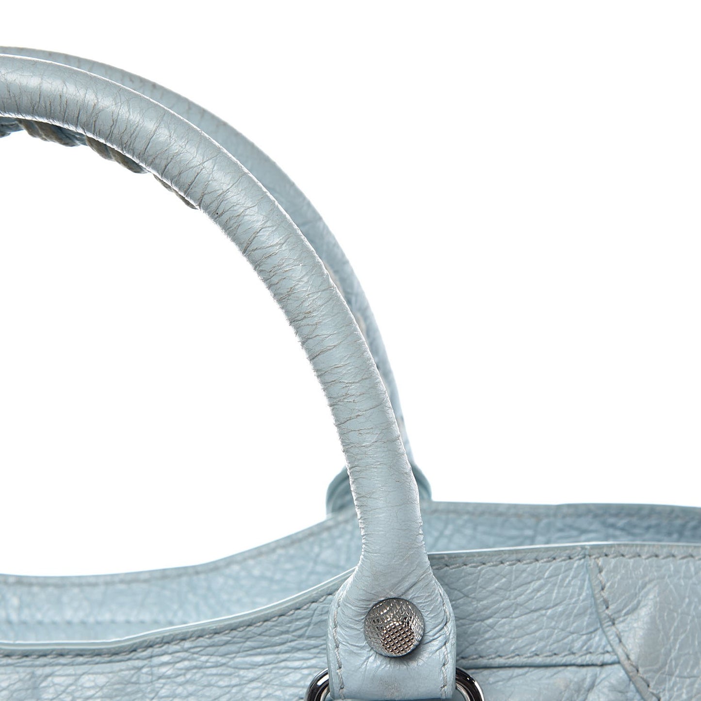 Agneau Giant 12 Silver Hardware City Bleu Dragee