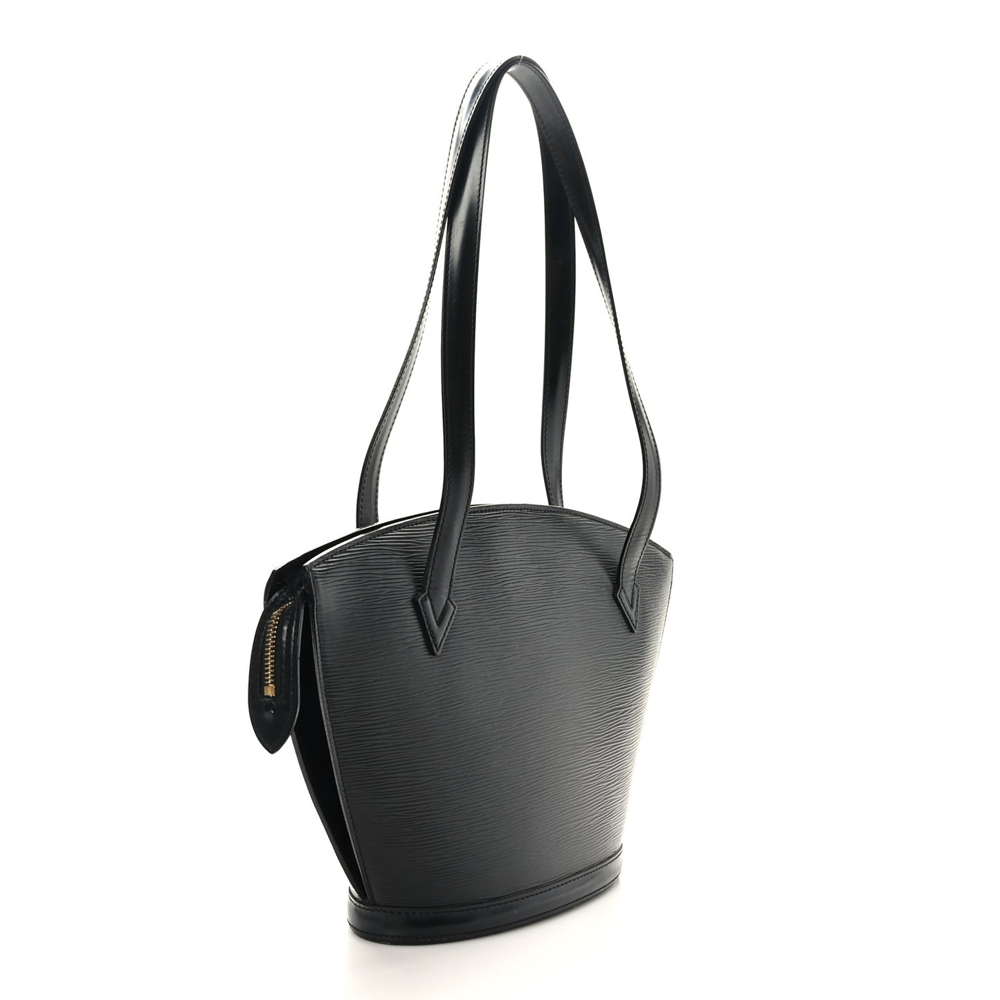 Epi Saint Jacques PM Long Straps Black