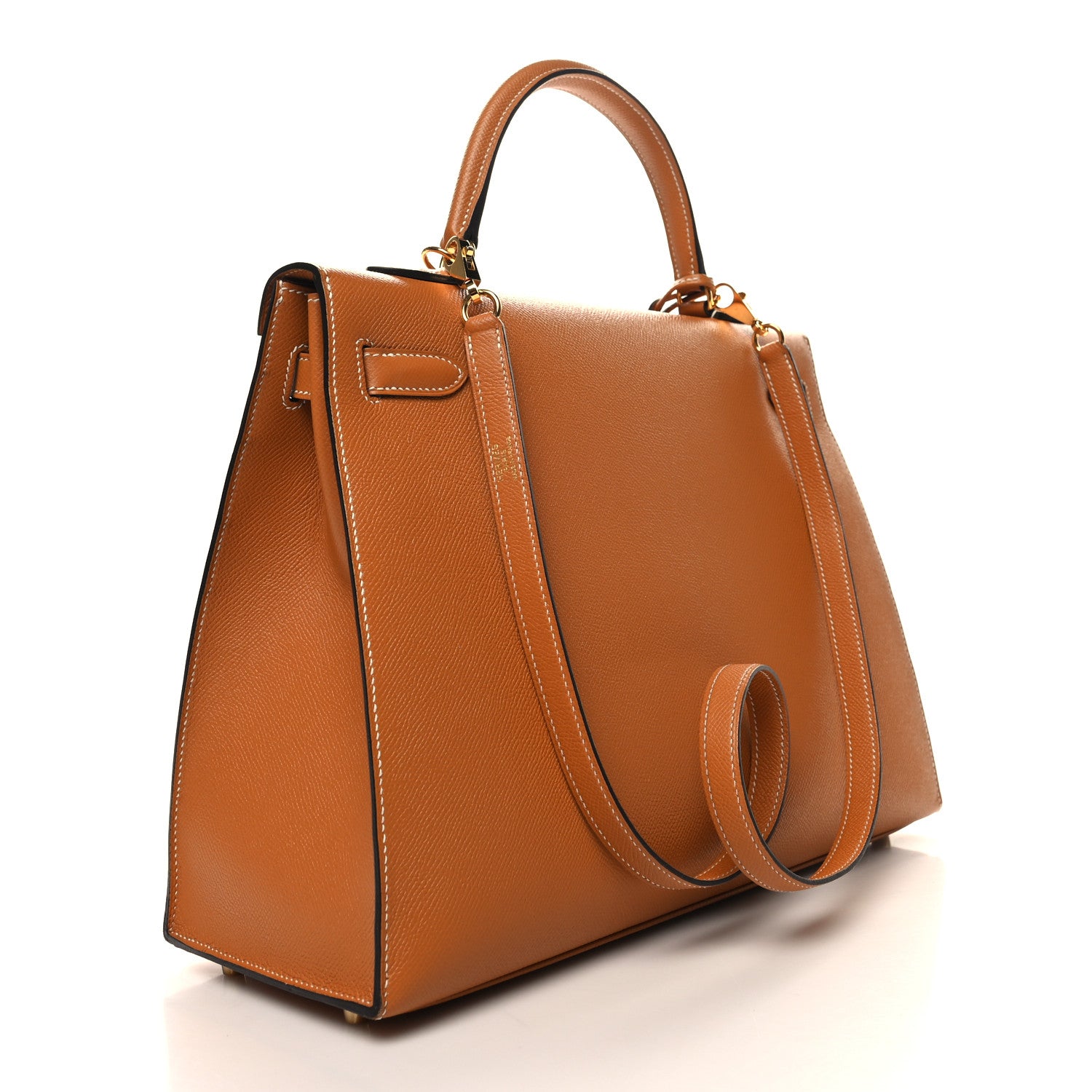Hermes Epsom Kelly Sellier 35 Gold 3 of 11