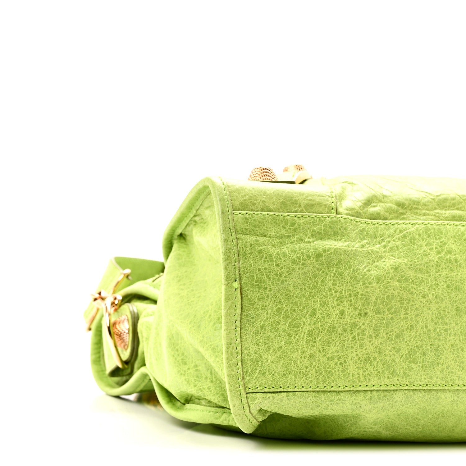 Balenciaga Agneau Giant 21 Gold Hardware City Lime Green 10 of 13