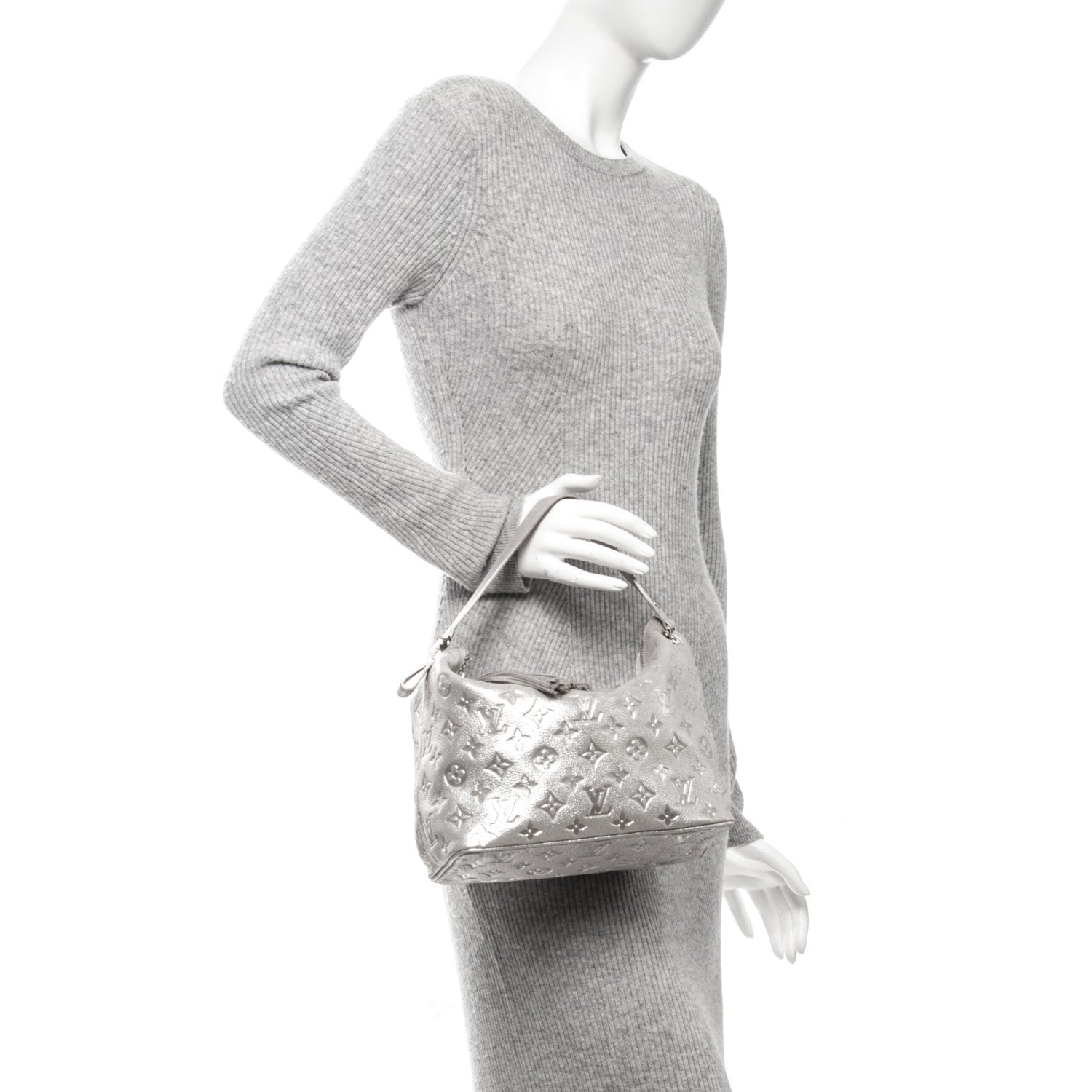 Louis Vuitton Monogram Shimmer Halo Silver 2 of 7