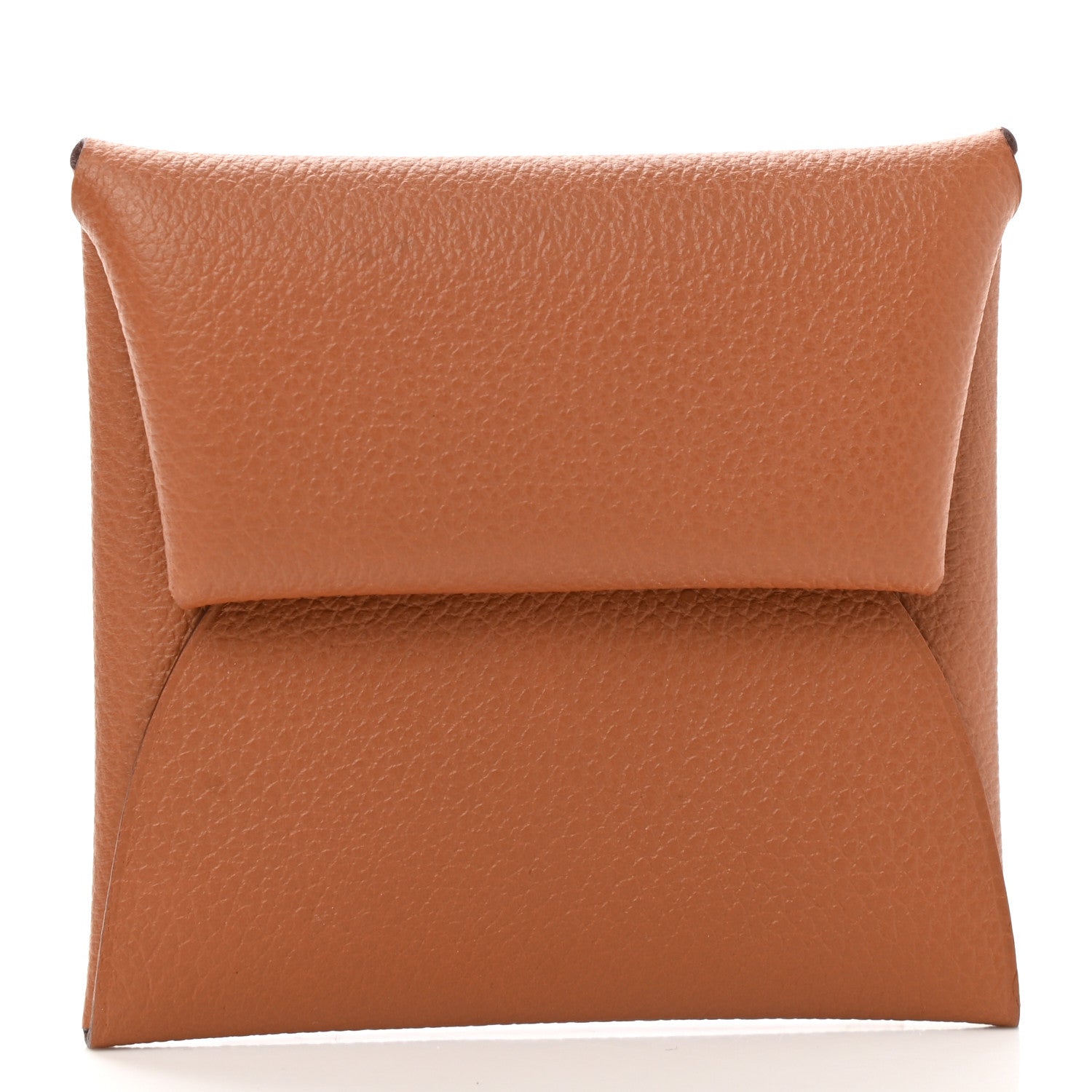 Hermes Evercolor Bastia Verso Coin Purse Gold Beige De Weimar 1 of 8