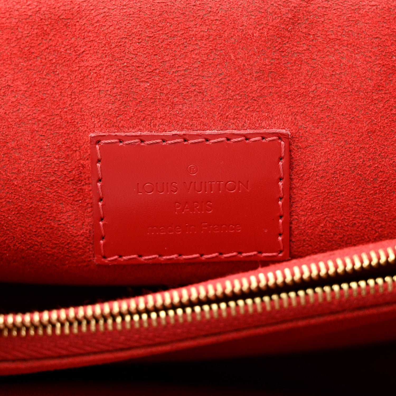 Louis Vuitton Damier Ebene Caissa Clutch Cherry 7 of 14