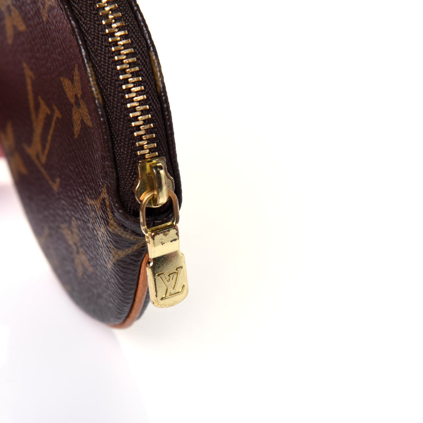 Monogram Round Coin Purse