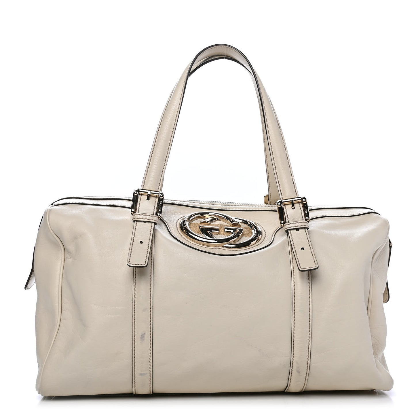 Calfskin Medium Britt Boston Ivory