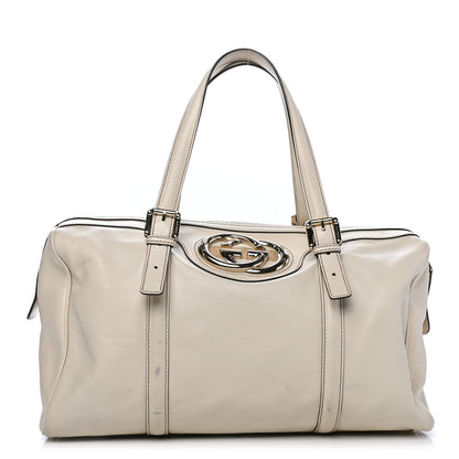 Gucci Calfskin Medium Britt Boston Ivory 1 of 6